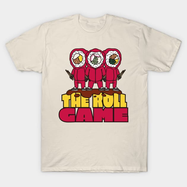 Sushi Roll Game Characters T-Shirt by nmcreations